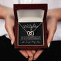 To My Daughter | I Love You | Interlocking Heart Necklace - Elliotrose Gifts