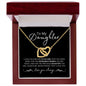 To My Daughter | I Love You | Interlocking Heart Necklace - Elliotrose Gifts