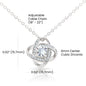 To My Daughter | If I Could Give You | (Love Knot Necklace) - theelliotrose