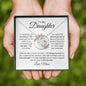 To My Daughter | If I Could Give You | (Love Knot Necklace) - theelliotrose