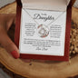 To My Daughter | If I Could Give You One Thing | (Love Knot Necklace) - Elliotrose Gifts