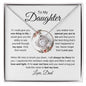 To My Daughter | If I Could Give You One Thing | (Love Knot Necklace) - theelliotrose