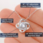 To My Daughter | If I Could Give You One Thing | (Love Knot Necklace) - theelliotrose