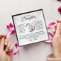 To My Daughter | If I Could Give You One Thing | (Love Knot Necklace) - theelliotrose