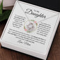 To My Daughter | If I could Give You One Thing | (Love Knot Necklace) - theelliotrose