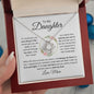 To My Daughter | If I could Give You One Thing | (Love Knot Necklace) - theelliotrose