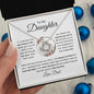 To My Daughter | If I Could Give You One Thing | (Love Knot Necklace) - theelliotrose
