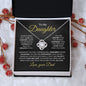 To My Daughter | Love You Forever | Love Knot Necklace - Elliotrose Gifts