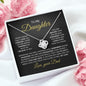 To My Daughter | Love You Forever | Love Knot Necklace - Elliotrose Gifts