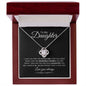 To My Daughter | Love You | Love Knot Necklace - Elliotrose Gifts