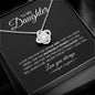 To My Daughter | Love You | Love Knot Necklace - Elliotrose Gifts