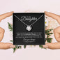 To My Daughter | Love You | Love Knot Necklace - Elliotrose Gifts