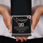To My Daughter | Mothers and Daughters | Interlocking Heart Necklace - Elliotrose Gifts