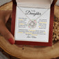To My Daughter | Never Forget I Love | Love Knot Necklace - Elliotrose Gifts