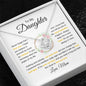 To My Daughter | Never Forget I Love | Love Knot Necklace - Elliotrose Gifts