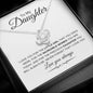 To My Daughter | Never Forget | Love Knot Necklace - Elliotrose Gifts