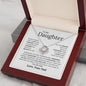 To My Daughter | Never Forget | Love Knot Necklace - Elliotrose Gifts