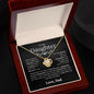 To My Daughter | Never Forget | Love Knot Necklace - Elliotrose Gifts