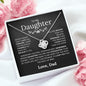 To My Daughter | Never Forget | Love Knot Necklace - Elliotrose Gifts