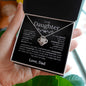 To My Daughter | Never Forget | Love Knot Necklace - Elliotrose Gifts