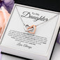 To My Daughter | One Thing In Life | Heart Necklace - Elliotrose Gifts