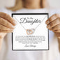 To My Daughter | One Thing In Life | Heart Necklace - Elliotrose Gifts