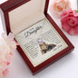 To My Daughter | Proud To Be Your Father | (Love Knot Necklace) - Elliotrose Gifts