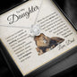 To My Daughter | Proud To Be Your Father | (Love Knot Necklace) - Elliotrose Gifts