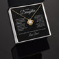 To My Daughter | You Are Braver | Love Knot Necklace - Elliotrose Gifts