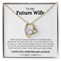 To My Future Wife | Love You | Forever Love Necklace - Elliotrose Gifts