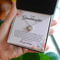 To My Granddaughter | I Love You | Love Knot Necklace - Elliotrose Gifts