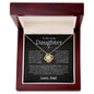 To My Lovely Daughter | Most Beautiful Chapters | Love Knot Necklace - Elliotrose Gifts