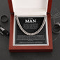 To My Man | Forever and Always | Cuban Link Chain - Elliotrose Gifts