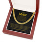 To My Man | Forever and Always | Cuban Link Chain - Elliotrose Gifts