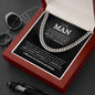 To My Man | Forever and Always | Cuban Link Chain - Elliotrose Gifts