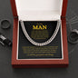 To My Man | Forever and Always | Cuban Link Chain - Elliotrose Gifts