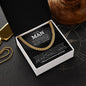To My Man | Forever and Always | Cuban Link Chain - Elliotrose Gifts