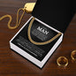 To My Man | Forever and Always | Cuban Link Chain - Elliotrose Gifts
