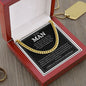 To My Man | Forever and Always | Cuban Link Chain - Elliotrose Gifts