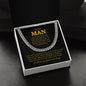 To My Man | Forever and Always | Cuban Link Chain - Elliotrose Gifts
