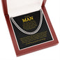 To My Man | Forever and Always | Cuban Link Chain - Elliotrose Gifts