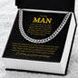 To My Man | Forever and Always | Cuban Link Chain - Elliotrose Gifts