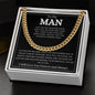 To My Man | Forever and Always | Cuban Link Chain - Elliotrose Gifts
