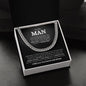 To My Man | Forever and Always | Cuban Link Chain - Elliotrose Gifts