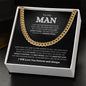 To My Man | Forever and Always | Cuban Link Chain - Elliotrose Gifts