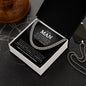 To My Man | Forever and Always | Cuban Link Chain - Elliotrose Gifts