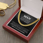 To My Man | Forever and Always | Cuban Link Chain - Elliotrose Gifts