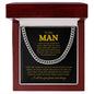 To My Man | Forever and Always | Cuban Link Chain - Elliotrose Gifts