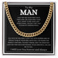 To My Man | Forever and Always | Cuban Link Chain - Elliotrose Gifts
