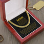 To My Man | Forever and Always | Cuban Link Chain - Elliotrose Gifts